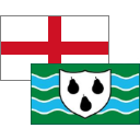 England-Worcestershire Flag